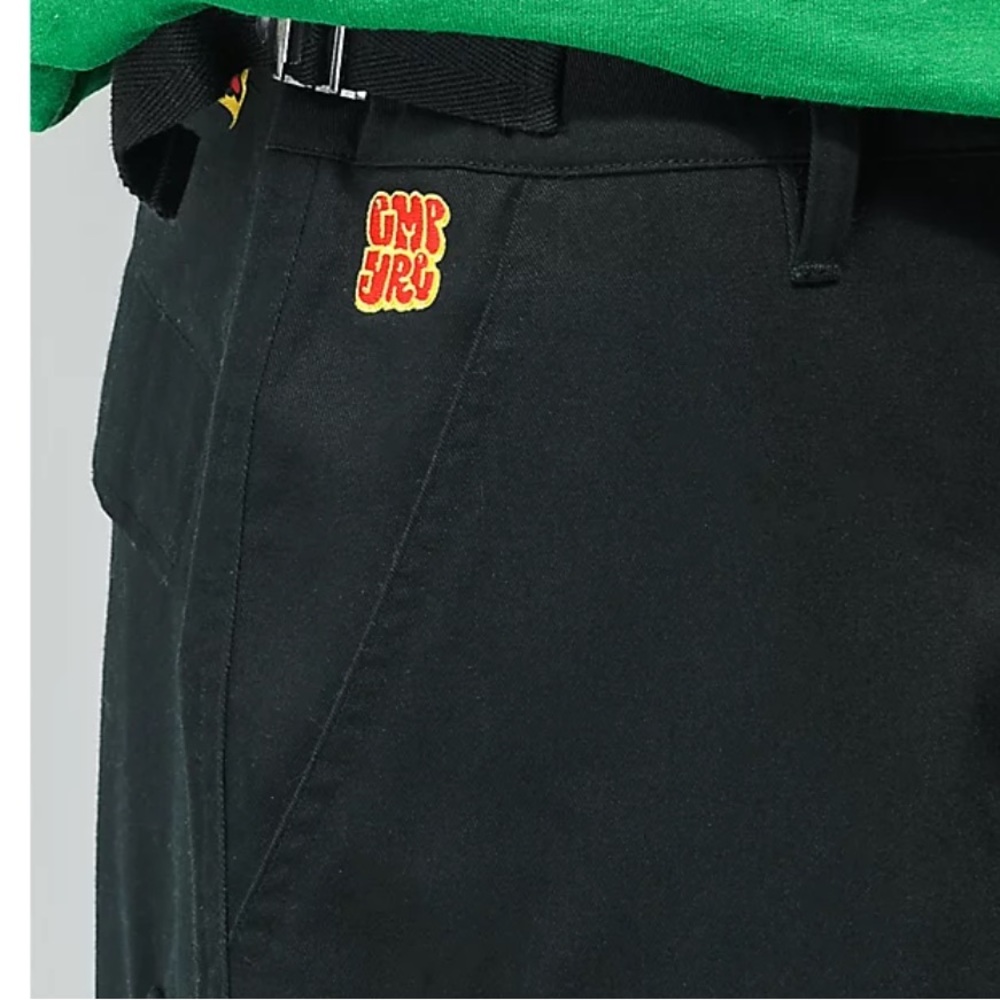 COPY - black empire cargos worn maybe 5 times. Men’s 34 worn by a women’s 10